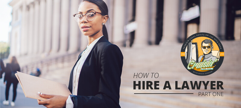 Lawyer smiling at the camera waiting to be hired